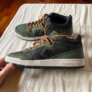 Olive and Black, Converse shoes. Men’s Size 7. Never worn.